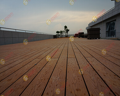 3D WPC Decking Balcony Sweden