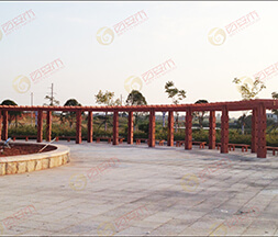 Outdoor engineered Wood Plastic Composite Fencing, Decking and Pergola