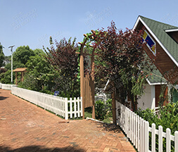 Prefab Privacy Composite WPC Garden Fence