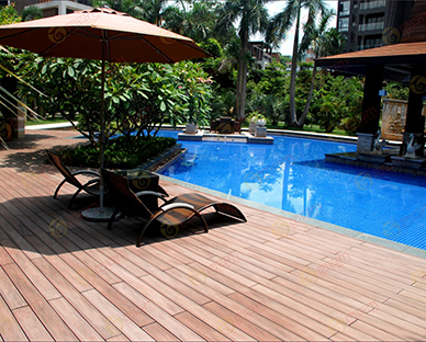 Swimming Pool WPC Decking Floor USA