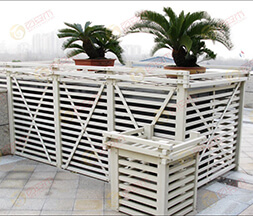 White Hotel WPC Fencing and Pergola