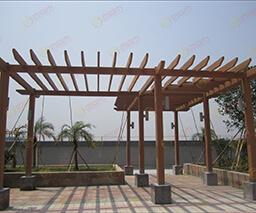 Outdoor Wood Plastic Composite WPC Pergola