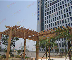 Outdoor Wood Plastic Composite WPC Pergola