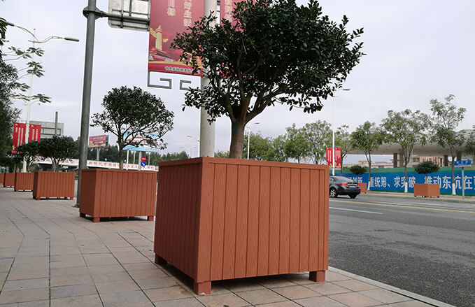 Durable Wood Plastic Composite Flower Boxs