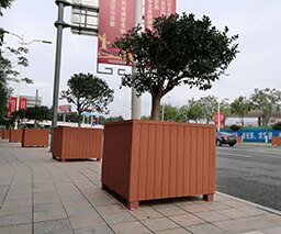 Durable Wood Plastic Composite Flower Boxs