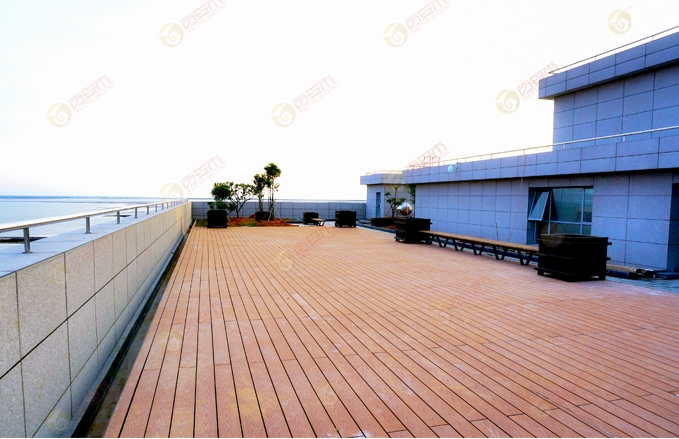 3D WPC Decking Balcony Sweden