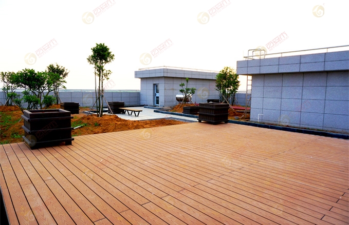 3D WPC Decking Balcony Sweden