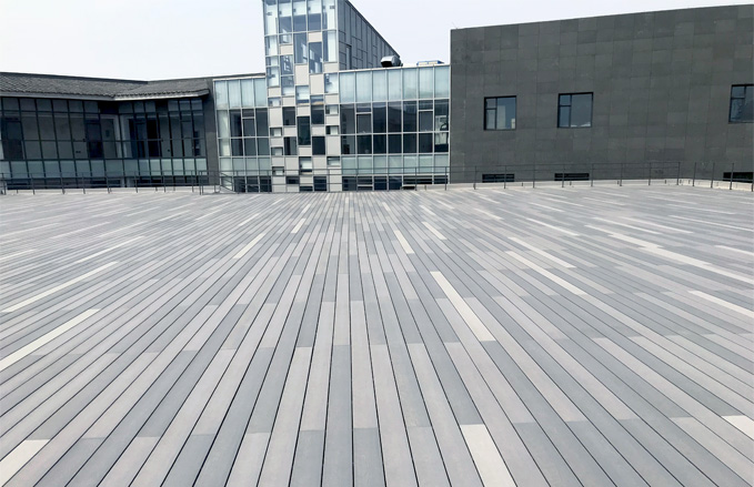 Hotel WPC Decking Platform in England