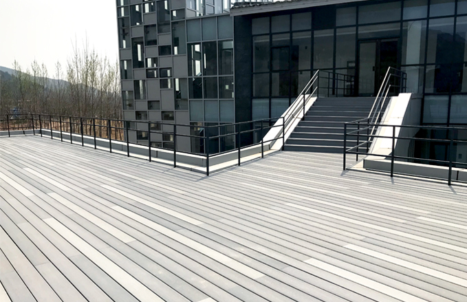 Hotel WPC Decking Platform in England